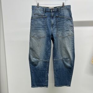 Nili Lotan Blue Wide Leg Jeans